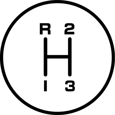 3 Speed Column Shift shift pattern