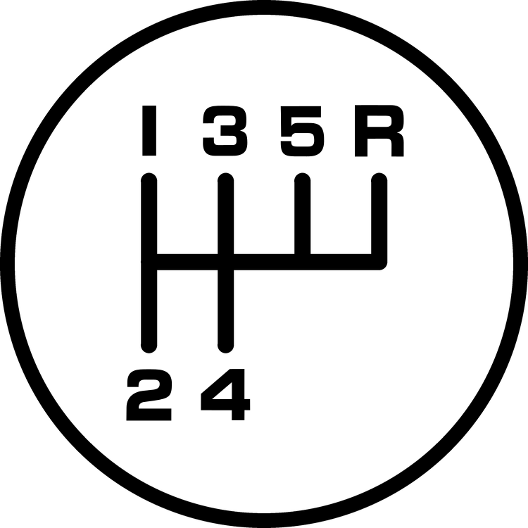 5 Speed Reverse Top Right shift pattern