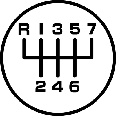 7 Speed Reverse Top Left shift pattern