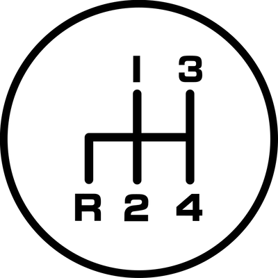 4 Speed Reverse Bottom Left shift pattern