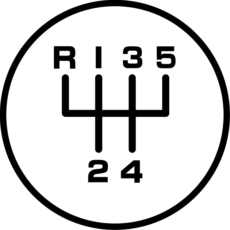 5 Speed Reverse Top Left shift pattern