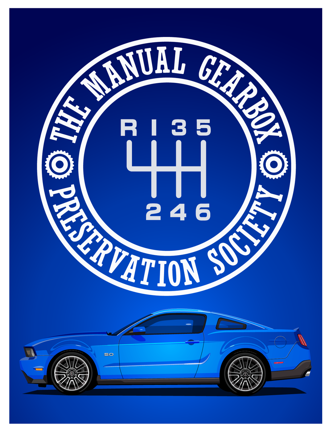 TMGPS Mustang S197 Print
