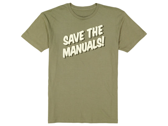TMGPS SAVE THE MANUALS! T-Shirt