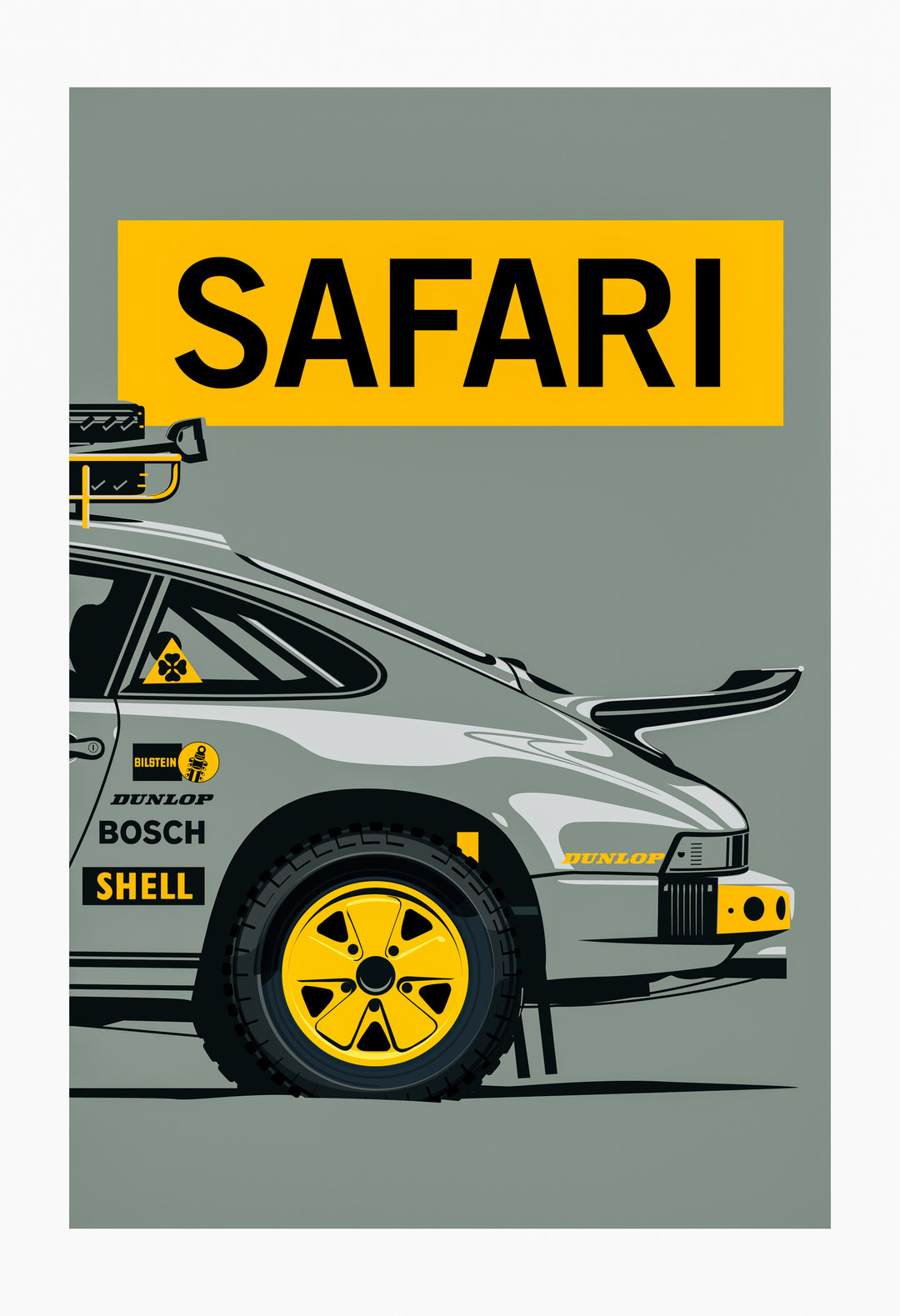 CURB SAFARI (Cropped) Print