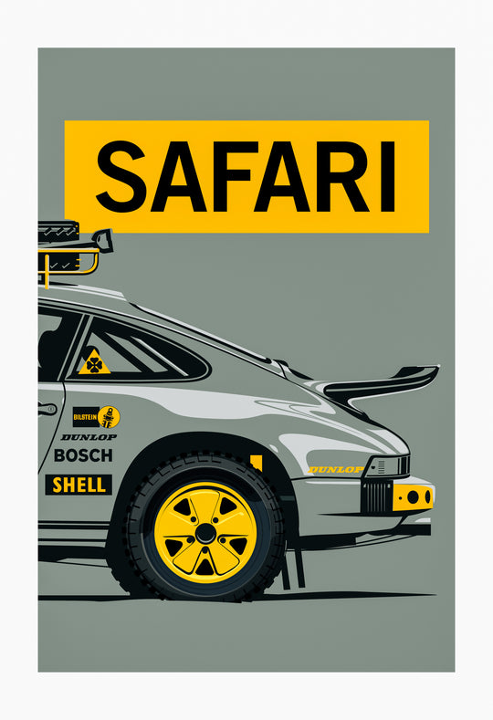 CURB SAFARI (Cropped) Print
