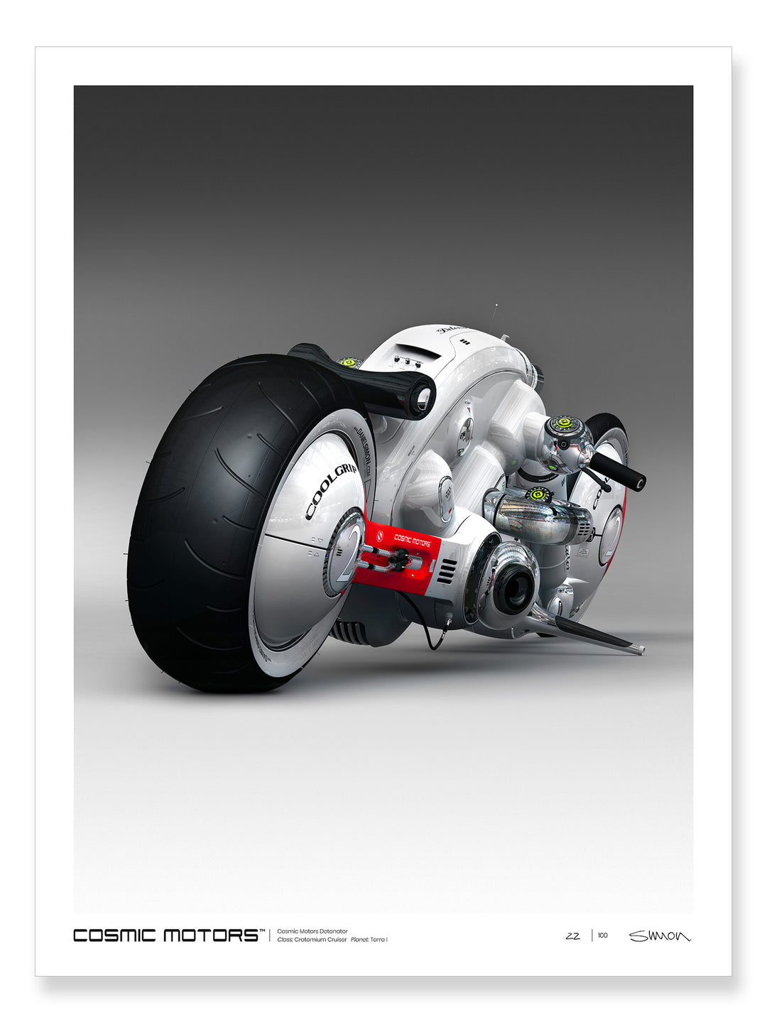 Cosmic Motors™ Limited Edition Prints: Detonator 01 – The Curb Shop