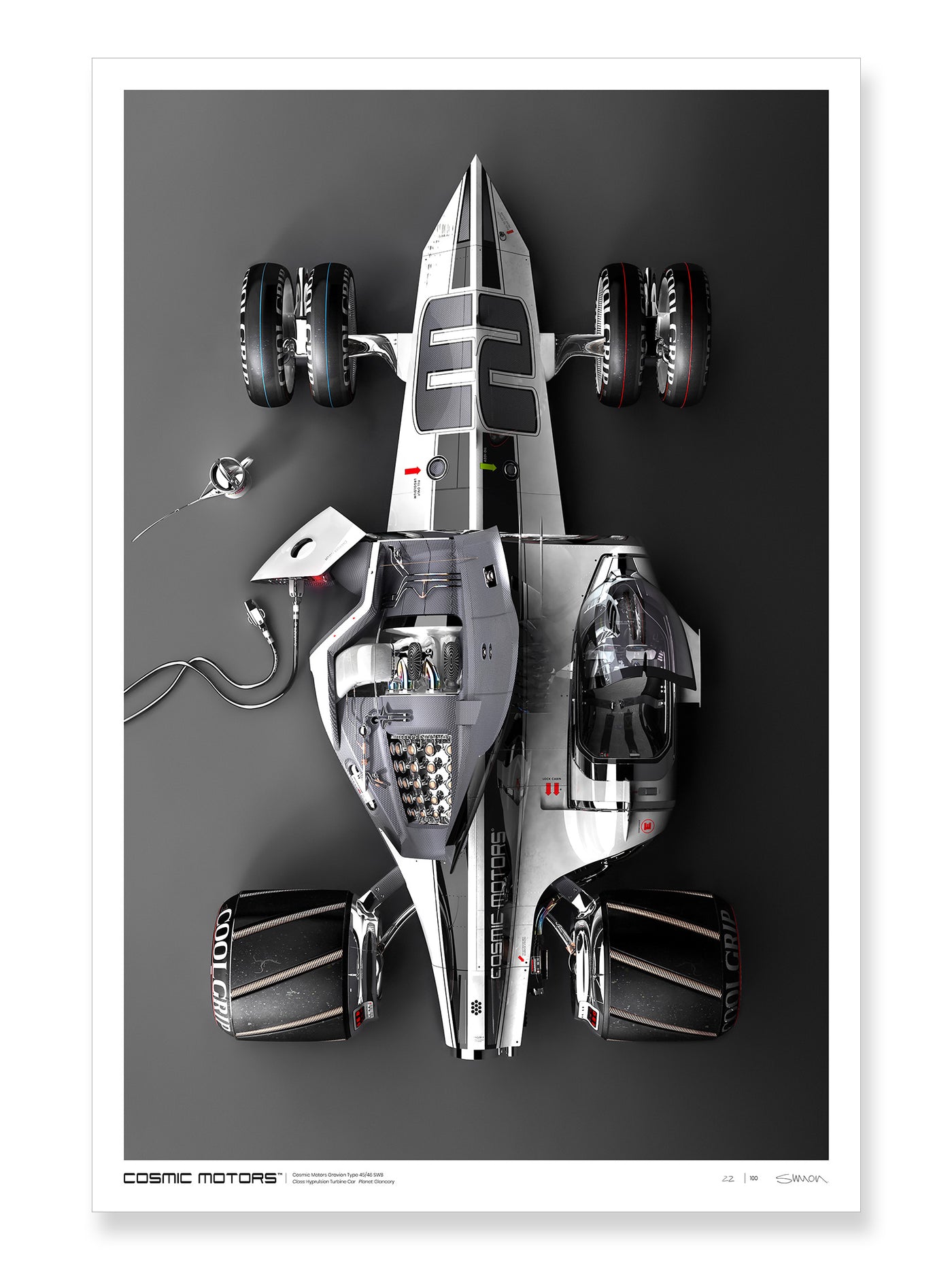 Cosmic Motors™ Limited Edition Prints: Gravion 01 – The Curb Shop
