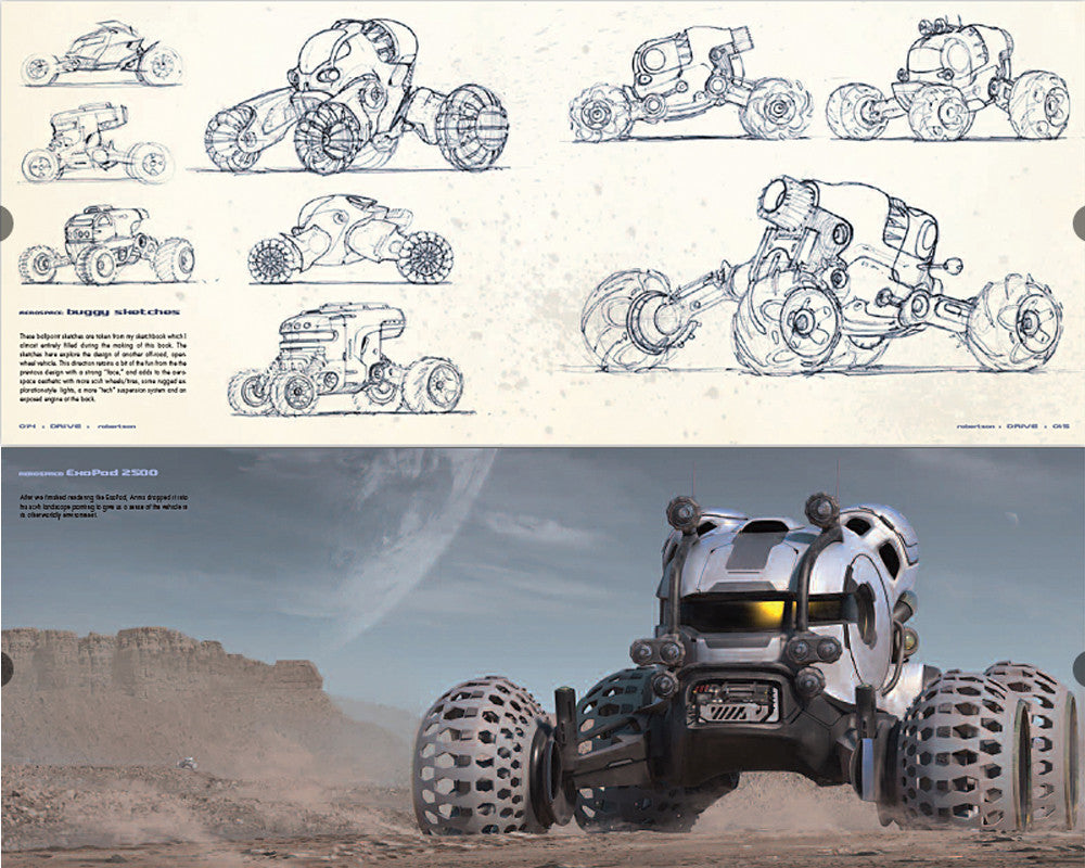 DRIVE: vehicle sketches and renderings – The Curb Shop