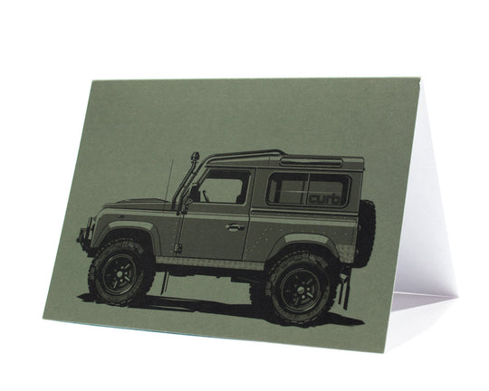 LR90 Defender Greeting Card by Curb