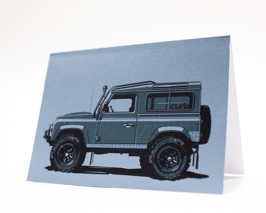 LR90 Defender Greeting Card by Curb