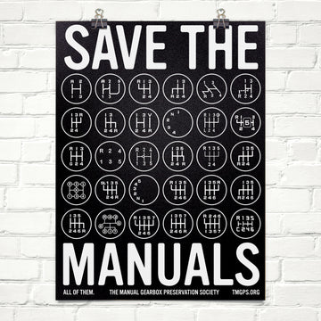 TMGPS Save The Manuals (All Of Them) Poster